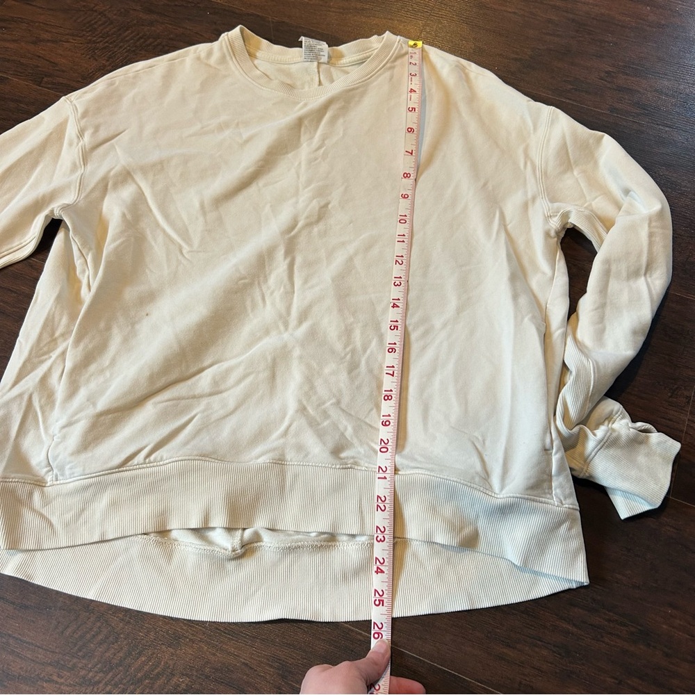 [All in Motion] Ivory Crewneck Long Sleeve - Picture 11 of 11